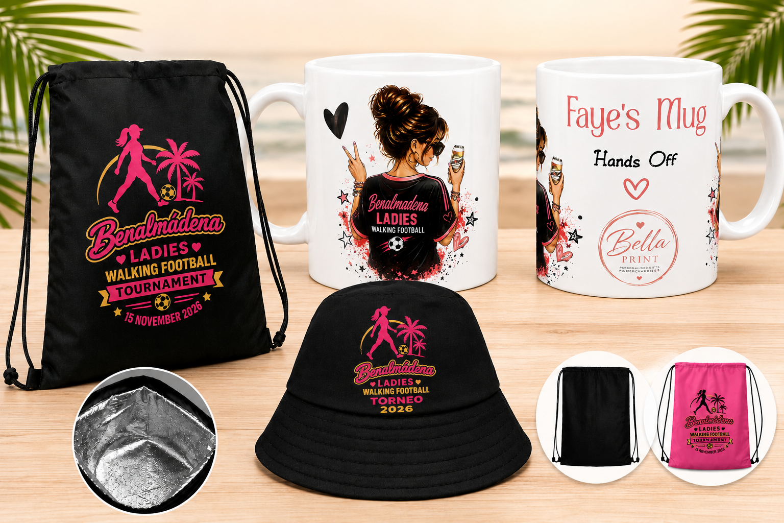 Benalmadena walking football merchandise